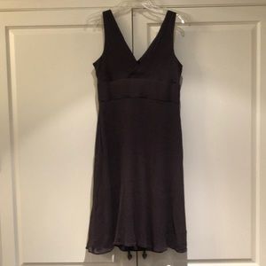 100% silk J.Crew dress size 14 Color eggplant